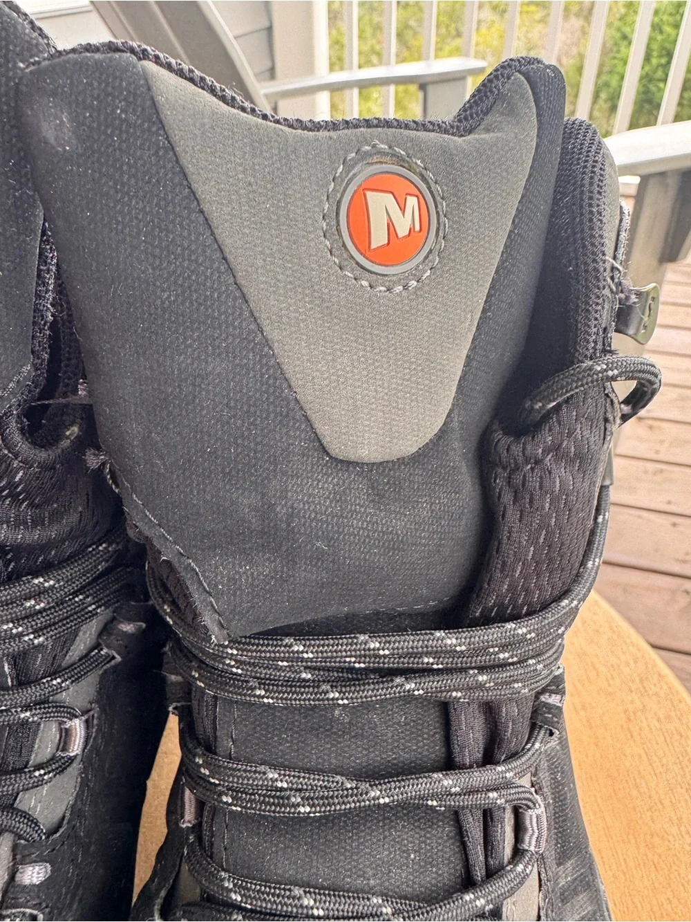 Merrell Chameleon Thermo 8 Waterproof Winter Hiking Boots Men's 12 Black